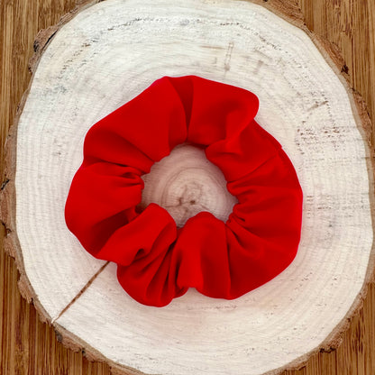 Red swim scrunchie