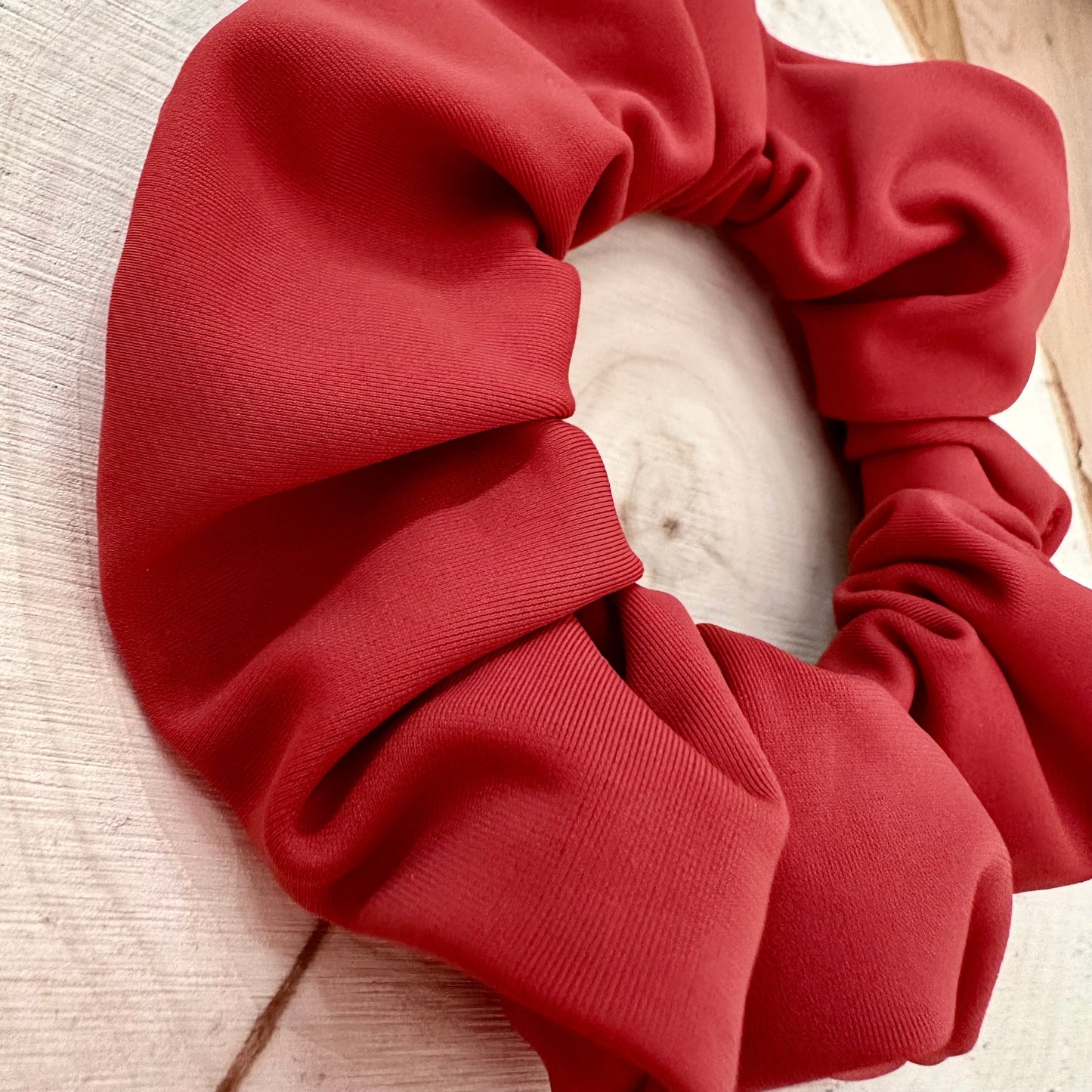 Terracotta swim scrunchie