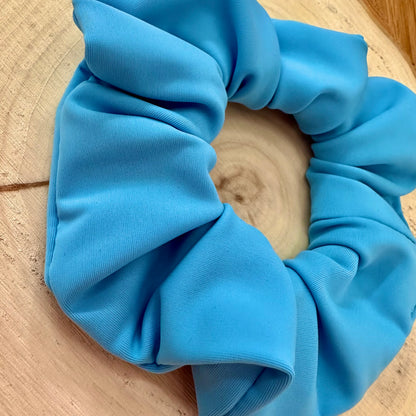 Sky blue swim scrunchie