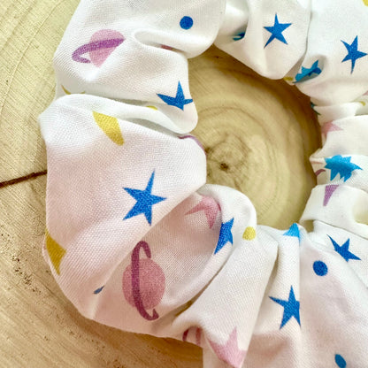 White galaxy scrunchie