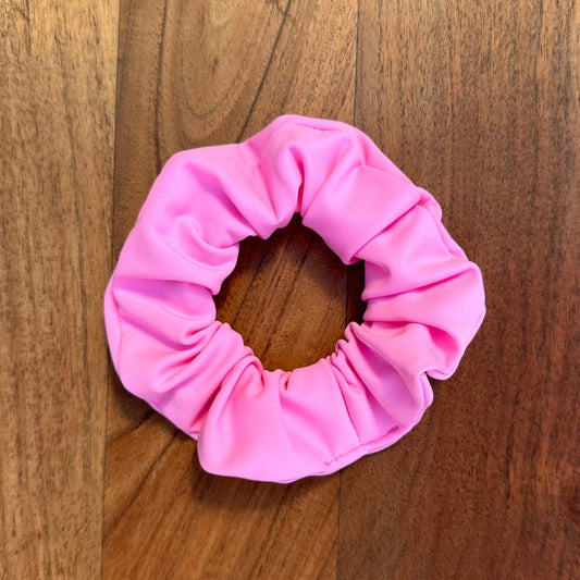 Light pink swim scrunchie