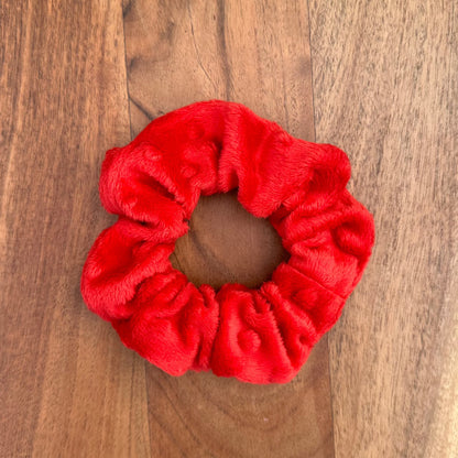 Soft red scrunchie 