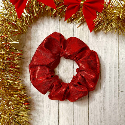 Sparkly red scrunchie